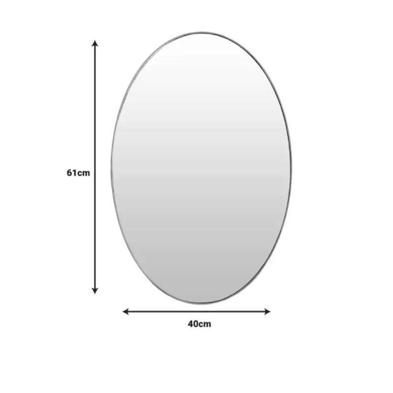 Wall mirror golden egg 40.6x61cm
