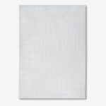 Carpet aspect lignes white 160x225cm