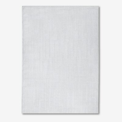Carpet aspect lignes white 160x225cm