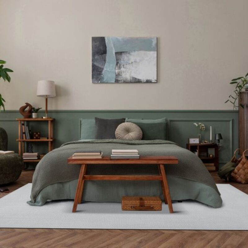 Carpet aspect lignes white 160x225cm (6)