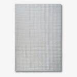 Carpet damier white 160x230cm