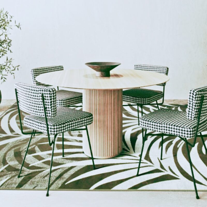 Carpet in&out sylky leaves 160x230cm (5)