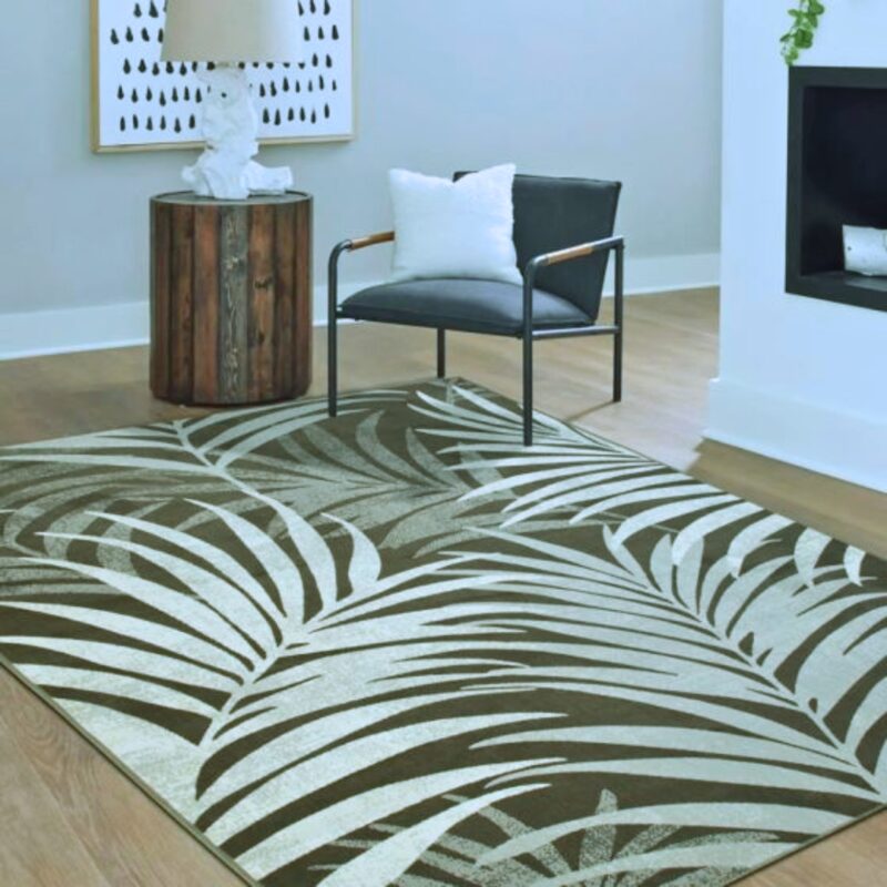 Carpet in&out sylky leaves 160x230cm (7)