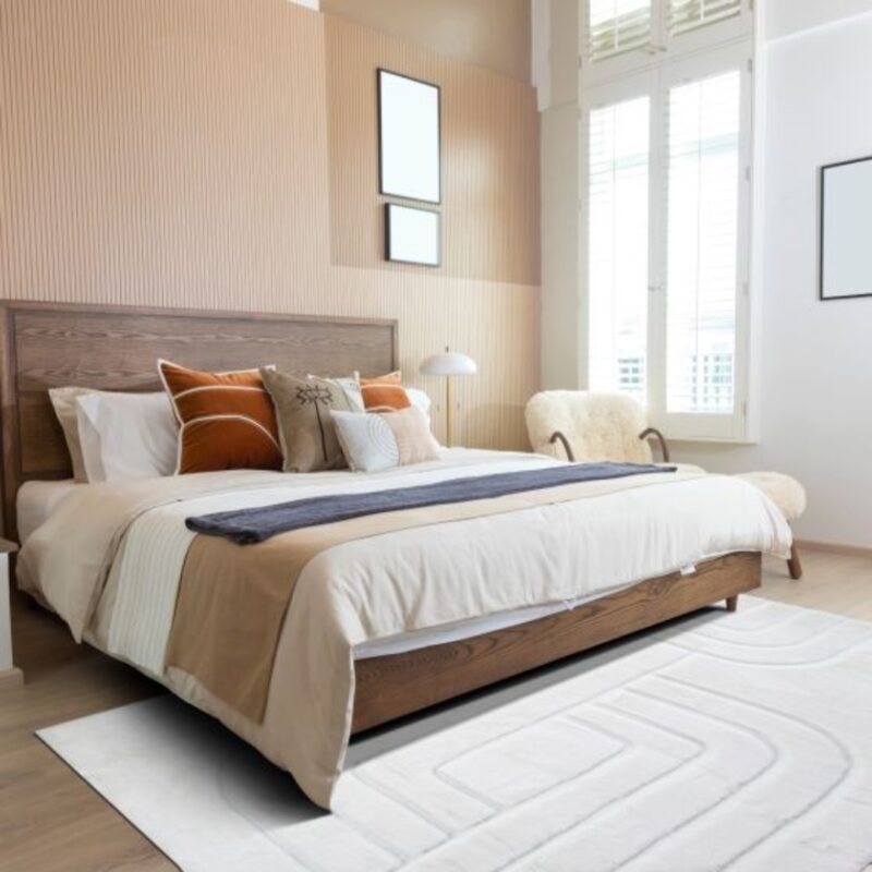 Carpet lignes white 160x230cm (5)