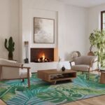 Carpet tapestry in&out green 160x230cm (4)