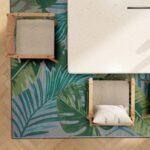 Carpet tapestry in&out green 160x230cm (6)