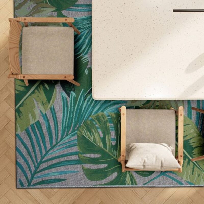 Carpet tapestry in&out green 160x230cm (6)