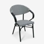 Chair isak black white