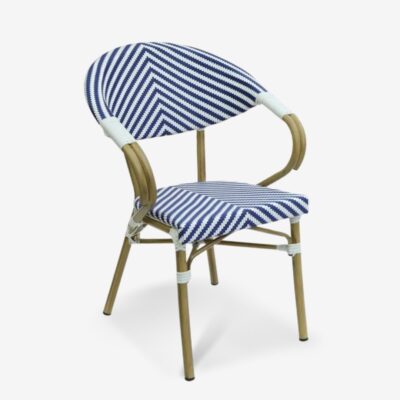 Chair isak blue white
