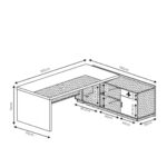 Oscar office desk 200x180cm (9)