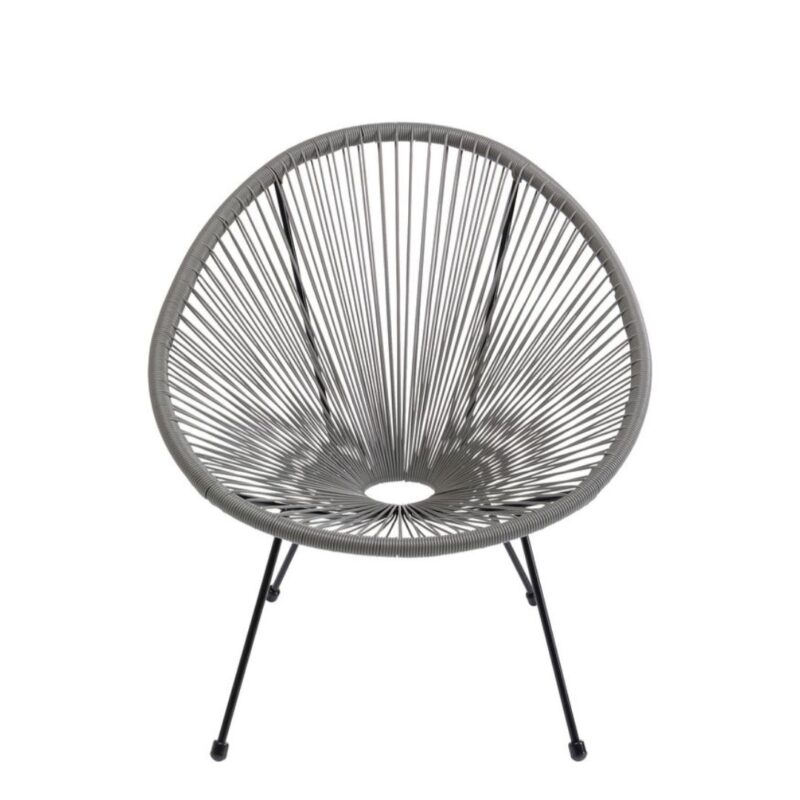 Armchair acapulco grey