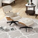 Armchair eames white vegan (2)