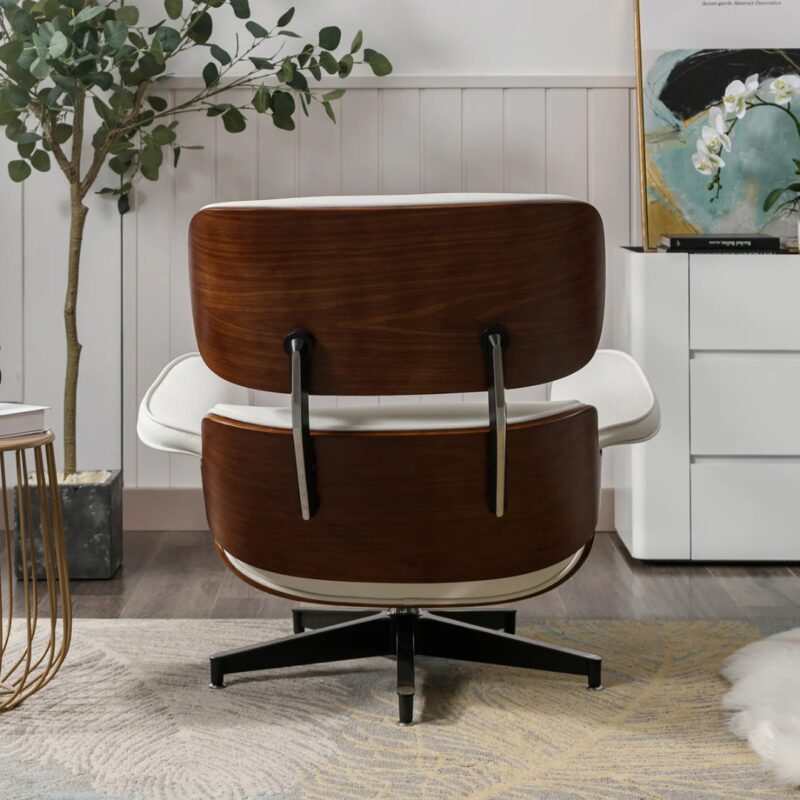 Armchair eames white vegan (6)