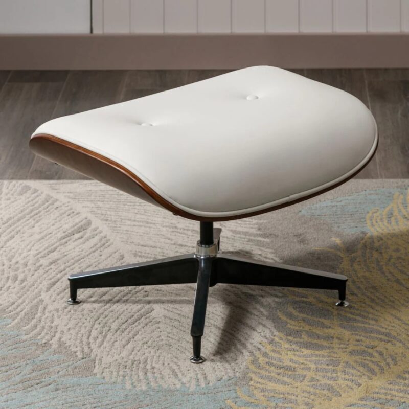 Armchair eames white vegan (7)