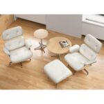 Armchair eames white vegan (8)
