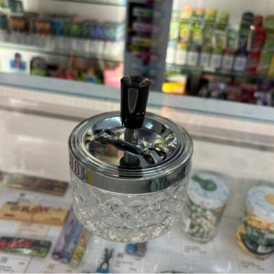 Ashtray cristallo smoke black (2)