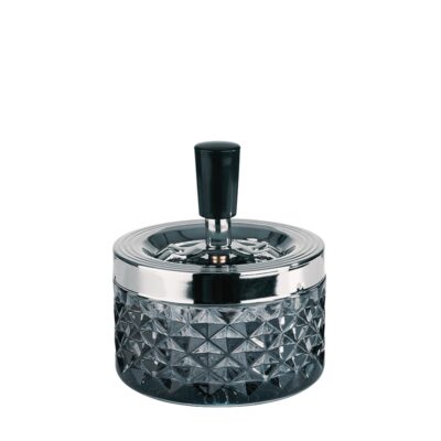 Ashtray cristallo smoke black (5)