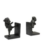 Bookend black dogs (2 set) (2)