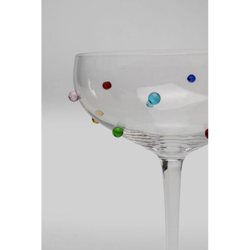 Cocktail glass party dots 19cm (5)
