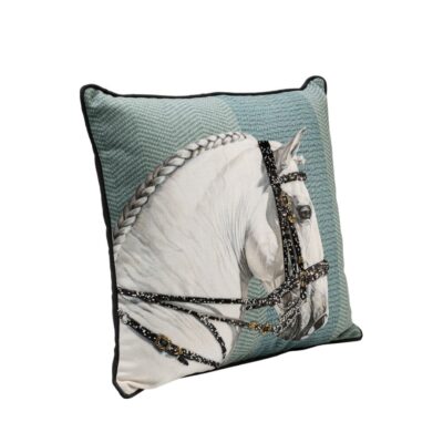 Cushion show horse head 45x45cm (2)