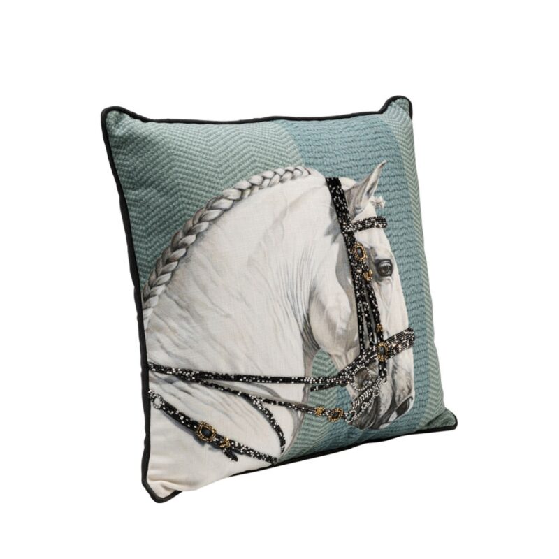 Cushion show horse head 45x45cm (2)