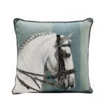 Cushion show horse head 45x45cm (6)