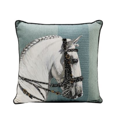 Cushion show horse head 45x45cm (6)