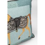 Cushion show horse plaid 45x45cm (4)