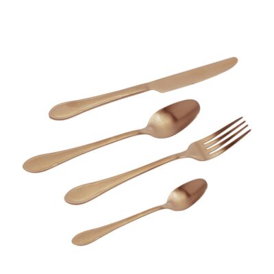 Cutlery cucina copper matt (16 part)