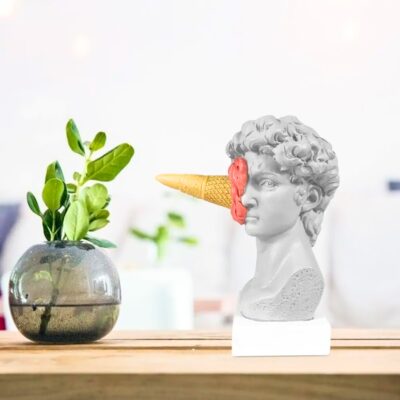 Deco figurine ice cream david 35cm (2)