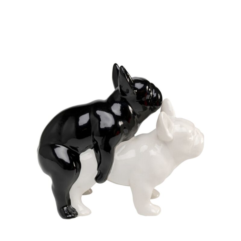 Deco figurine love dogs black (3)