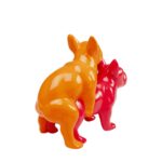 Deco figurine love dogs pink duo pop (4)