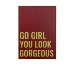 Framed picture go girl 50x70cm