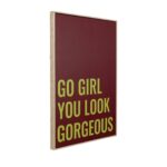 Framed picture go girl 50x70cm (4)