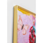 Framed picture la viva mexico 100x100cm (5)