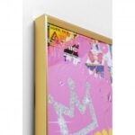 Framed picture la viva woman 100x100cm (5)