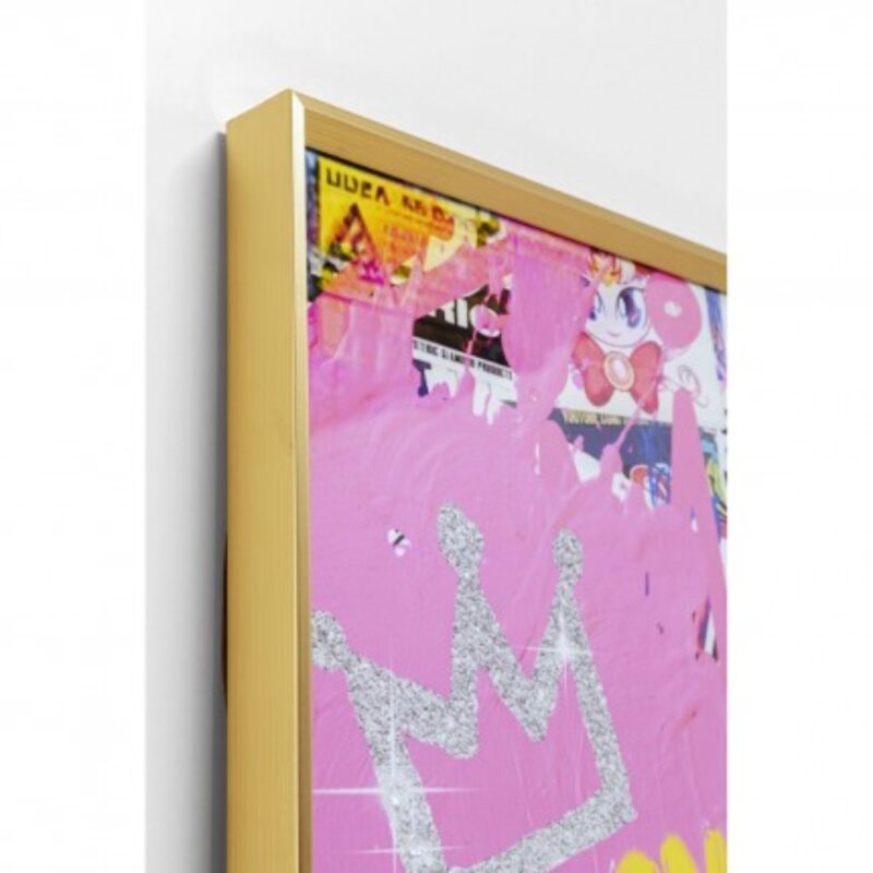 Framed picture la viva woman 100x100cm (5)