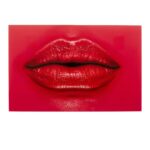 Glass picture red lips 120x80cm