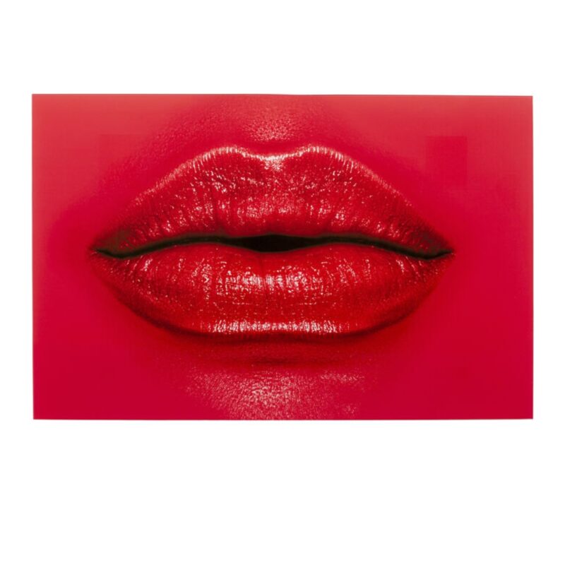 Glass picture red lips 120x80cm