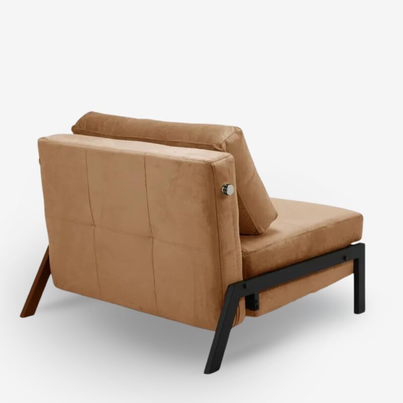 Recliner armchair bed peache (2)