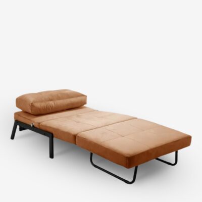 Recliner armchair bed peache (3)