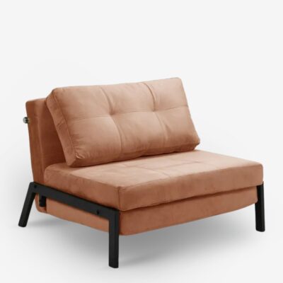 Recliner armchair bed peache