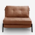 Recliner armchair bed peache (5)
