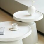 Side table genova white Ø50cm (13)