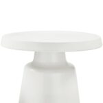 Side table genova white Ø50cm (16)