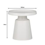 Side table genova white Ø50cm (19)