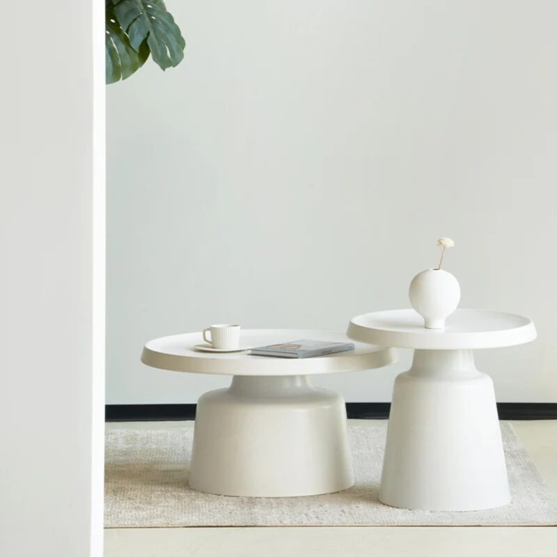 Side table genova white Ø50cm (6)