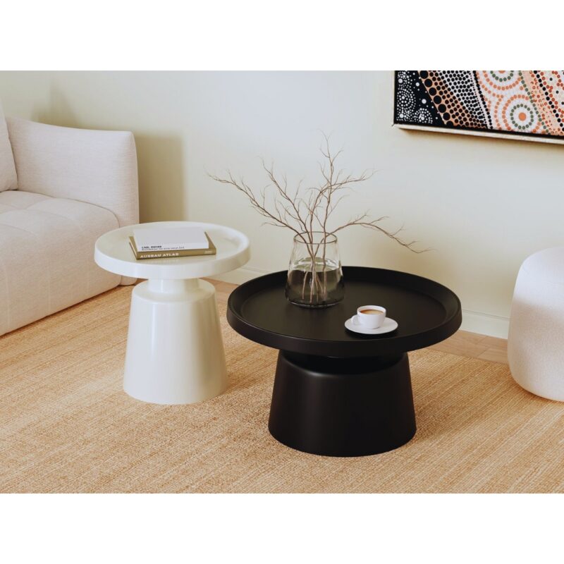 Side table genova white Ø50cm (8)