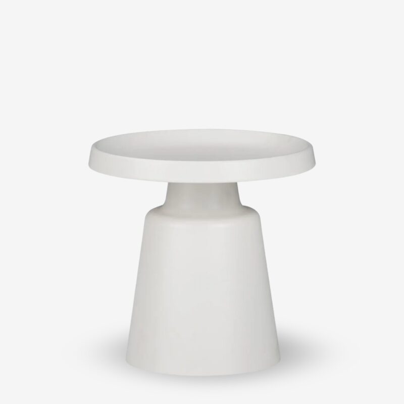 Side table genova white Ø50cm