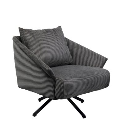 Swivel armchair milo grey (14)